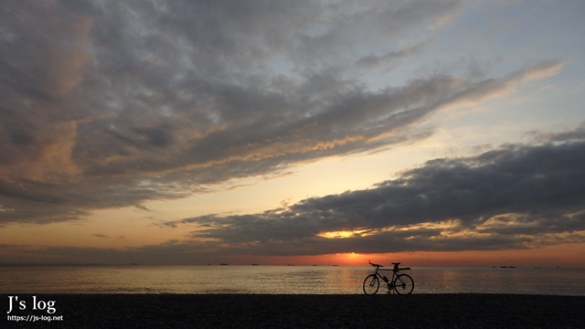 twilight and bicycle