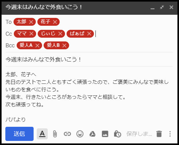 Toとccとbccの違い 使い分けをわかりやすく メールの宛先 J S Log